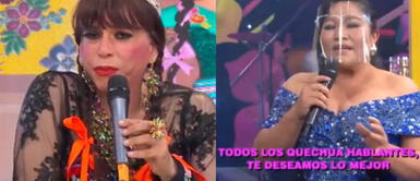 Ernesto lloró tras saludo en quechua de Sonia Morales por sus 13 años del Reventonazo Ernesto lloró tras saludo en quechua de Sonia Morales por sus 13 años del Reventonazo