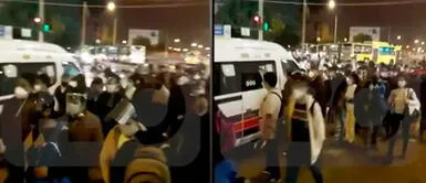 Usuarios desesperados del Metropolitano agreden a fiscalizadores de la ATU Usuarios desesperados del Metropolitano agreden a fiscalizadores de la ATU