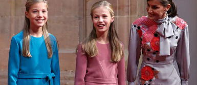 Princesa Leonor e Infanta Sofía lucen peinados inspirados en su madre Princesa Leonor e Infanta Sofía lucen peinados inspirados en su madre