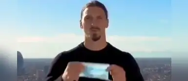 Zlatan Ibrahimovic promueve el uso de mascarillas: "No retes al coronavirus" Zlatan Ibrahimovic promueve el uso de mascarillas: "No retes al coronavirus"