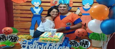 Joven organiza un cumpleaños temático de Dragon Ball Super para su novio Joven organiza un cumpleaños temático de Dragon Ball Super para su novio