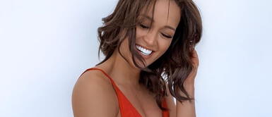 Angie Arizaga marca estilo con vestido de verano blanco de denim Angie Arizaga marca estilo con vestido de verano blanco de denim