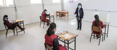 Clases presenciales apunto de reanudar en 70 colegios rurales, según Minedu Clases presenciales apunto de reanudar en 70 colegios rurales, según Minedu