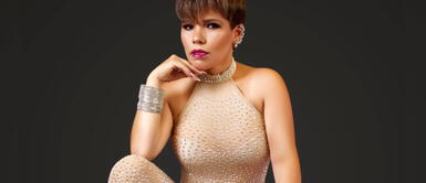 Susan Ochoa irradia estilo con un vestido de alta costura plateado Susan Ochoa irradia estilo con un vestido de alta costura plateado