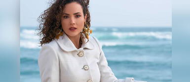 El vestido de gasa azul estilo princesa que lució Connie Chaparro El vestido de gasa azul estilo princesa que lució Connie Chaparro