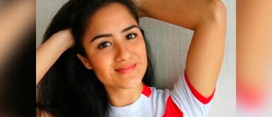 Traje típico de Mayella Lloclla para festejar el Día de la Canción Criolla Traje típico de Mayella Lloclla para festejar el Día de la Canción Criolla