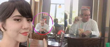 Padre acompaña a su hija a una cita con un joven de Tinder. Quería protegerla Padre acompaña a su hija a una cita con un joven de Tinder. Quería protegerla