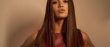 El top de tiras de 'spaghetti' que protagonizó el look de Angie Arizaga El top de tiras de 'spaghetti' que protagonizó el look de Angie Arizaga