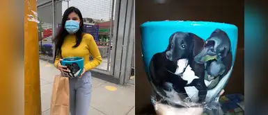 Joven elabora macetas para poder costear los gastos de sus perros enfermos Joven elabora macetas para poder costear los gastos de sus perros enfermos