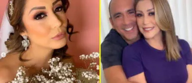 Karla Tarazona se emociona al ver vestido de novia junto a Rafael Fernández Karla Tarazona se emociona al ver vestido de novia junto a Rafael Fernández
