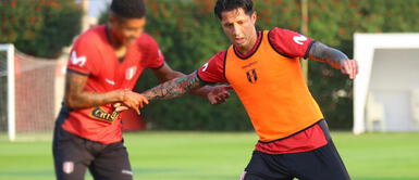 Selección Peruana: Gianluca Lapadula anotó en el entrenamiento de este lunes Selección Peruana: Gianluca Lapadula anotó en el entrenamiento de este lunes