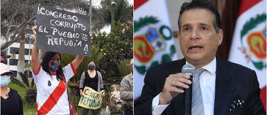 Omar Chehade sobre protestas contra Merino: "Yo no creo que las calles estén llenas de manifestantes" Omar Chehade sobre protestas contra Merino: "Yo no creo que las calles estén llenas de manifestantes"