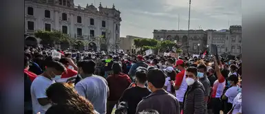 Marcha Nacional EN VIVO: Masiva concentración en plaza San Martín contra Manuel Merino Marcha Nacional EN VIVO: Masiva concentración en plaza San Martín contra Manuel Merino