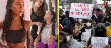 Samahara Lobatón se solidariza con jóvenes que marcharon contra golpe de Estado Samahara Lobatón se solidariza con jóvenes que marcharon contra golpe de Estado