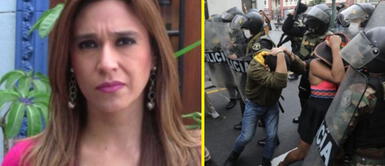 Verónica Linares denuncia represión policial y evidencia a periodistas lastimados Verónica Linares denuncia represión policial y evidencia a periodistas lastimados