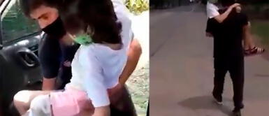 Padre cargó 5 kilómetros a su hija con cáncer en sus brazos tras peculiar mandato Padre cargó 5 kilómetros a su hija con cáncer en sus brazos tras peculiar mandato