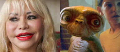 Susy Díaz se declara fan de ET y posa con escultura en 3D Susy Díaz se declara fan de ET y posa con escultura en 3D