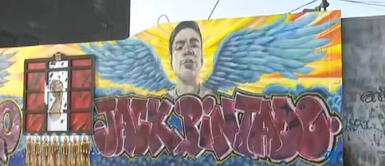 Destruyen mural y santuario en memoria de Inti Sotelo y Bryan Pintado Destruyen mural y santuario en memoria de Inti Sotelo y Bryan Pintado