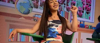 El tip de moda que Dayanita empleó para darle un toque de color a su look El tip de moda que Dayanita empleó para darle un toque de color a su look