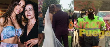 Olinda Castañeda se casa pero es intervenida por la PNP y termina en la comisaría Olinda Castañeda se casa pero es intervenida por la PNP y termina en la comisaría