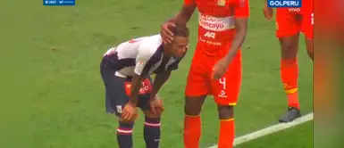 Alianza Lima: jugadores de Sport Huancayo consolaron a sus rivales tras partido Alianza Lima: jugadores de Sport Huancayo consolaron a sus rivales tras partido