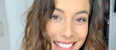 Natalia Salas modela vestido baby blue para brillar durante su baby shower Natalia Salas modela vestido baby blue para brillar durante su baby shower