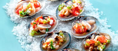 Almejas a la chalaca: Deliciosa entrada marina ideal para días soleados Almejas a la chalaca: Deliciosa entrada marina ideal para días soleados