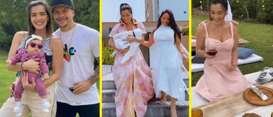 Korina Rivadeneira y Mario Hart celebraron el bautizo de su bebé con tierna decoración Korina Rivadeneira y Mario Hart celebraron el bautizo de su bebé con tierna decoración