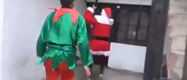 Policías se disfrazan de Papá Noel y duendes para capturar a vendedores de drogas Policías se disfrazan de Papá Noel y duendes para capturar a vendedores de drogas