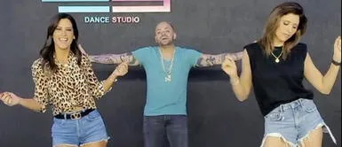María Pía y Anna Carina pasan divertido momento con Nacho bailando “contigo” María Pía y Anna Carina pasan divertido momento con Nacho bailando “contigo”