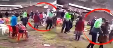 Puno: Captan a policías celebrando en fiesta patronal sin respetar el distanciamiento Puno: Captan a policías celebrando en fiesta patronal sin respetar el distanciamiento