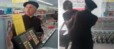 Cura pelea contra unos hombres que le pidieron que use la mascarilla Cura pelea contra unos hombres que le pidieron que use la mascarilla