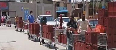 Año Nuevo: Forman largas colas para comprar cerveza, pese a pandemia en Ica Año Nuevo: Forman largas colas para comprar cerveza, pese a pandemia en Ica