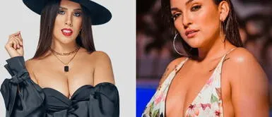 Daniela Darcourt y Yahaira Plasencia posan juntas en premiación Daniela Darcourt y Yahaira Plasencia posan juntas en premiación