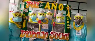 Pacientes COVID-19 celebraron la llegada del 2021 con sus familias Pacientes COVID-19 celebraron la llegada del 2021 con sus familias