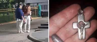 Crucifico le salvó la vida a un niño tras recibir bala perdida cerca al cuello Crucifico le salvó la vida a un niño tras recibir bala perdida cerca al cuello