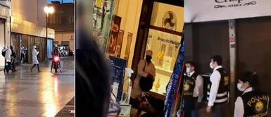 Delincuentes armados asaltan joyería en Jirón de la Unión Delincuentes armados asaltan joyería en Jirón de la Unión