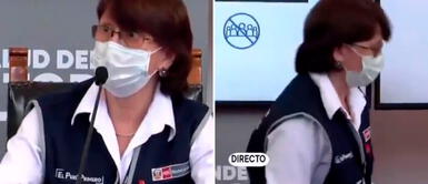 "¡Si van a seguir, me levanto y me voy!": Pilar Mazzetti abandona en vivo conferencia "¡Si van a seguir, me levanto y me voy!": Pilar Mazzetti abandona en vivo conferencia