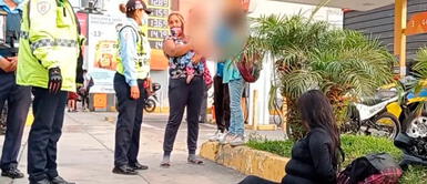 Surco: Rescatan a bebé que habría sido maltratada por mujer en estado de ebriedad Surco: Rescatan a bebé que habría sido maltratada por mujer en estado de ebriedad