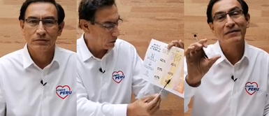 Martín Vizcarra explicó medidas de Francisco Sagasti contra la COVID-19 Martín Vizcarra explicó medidas de Francisco Sagasti contra la COVID-19