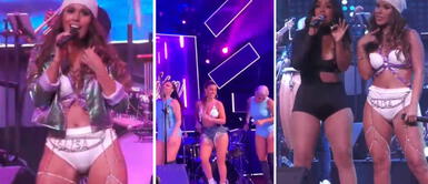 Yahaira Plasencia impactó al presentarse con nuevo grupo femenino en concierto Yahaira Plasencia impactó al presentarse con nuevo grupo femenino en concierto