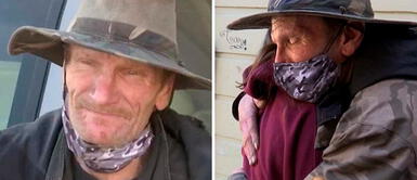 Indigente devolvió billetera extraviada a anciana y recibe millonaria recompensa Indigente devolvió billetera extraviada a anciana y recibe millonaria recompensa