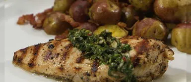 Receta del pollo a la plancha con chimichurri andino, VIDEO Receta del pollo a la plancha con chimichurri andino, VIDEO