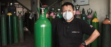 "Ángel del Oxígeno" denuncia extorsión a sus colaboradores y pide apoyo al Mininter "Ángel del Oxígeno" denuncia extorsión a sus colaboradores y pide apoyo al Mininter