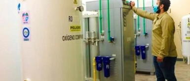 Sanmarquino lidera emprendimiento de planta de oxígeno para luchar contra la COVID-19 Sanmarquino lidera emprendimiento de planta de oxígeno para luchar contra la COVID-19