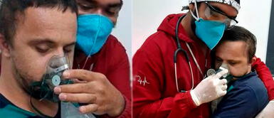 Brasil: Enfermero abraza a paciente con Síndrome de Down y COVID-19 para que se calme Brasil: Enfermero abraza a paciente con Síndrome de Down y COVID-19 para que se calme