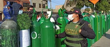 Callao: "Ángel del oxígeno" vuelve a atender a clientes pese a amenazas Callao: "Ángel del oxígeno" vuelve a atender a clientes pese a amenazas