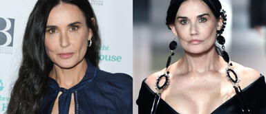 Demi Moore reaparece en desfile virtual de alta costura con el rostro rejuvenecido Demi Moore reaparece en desfile virtual de alta costura con el rostro rejuvenecido