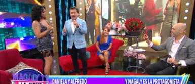 Esposo de Magaly cantó a capela con Daniela Darcourt tras el estreno de su nuevo tema Esposo de Magaly cantó a capela con Daniela Darcourt tras el estreno de su nuevo tema