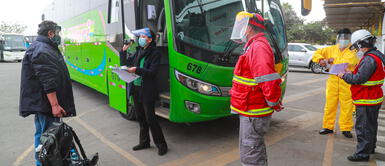 Cuarentena: Transporte interprovincial terrestre sí está permitido en estas regiones Cuarentena: Transporte interprovincial terrestre sí está permitido en estas regiones